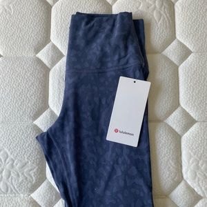 NWT lululemon align formation camo shade multi blue camo